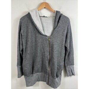 Hatch Maternity Womens Full Zip Hoodie Gray Size 1